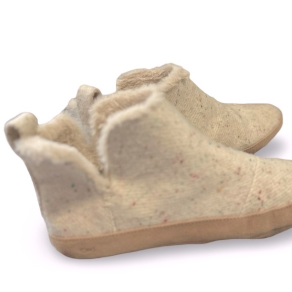 TOMS Lola Slippers Natural Twill Size 7 Womens - Picture 2 of 7